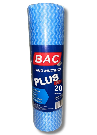 Pano Multiuso em Rolo 50 x 28 cm Rolo com 20 unidades