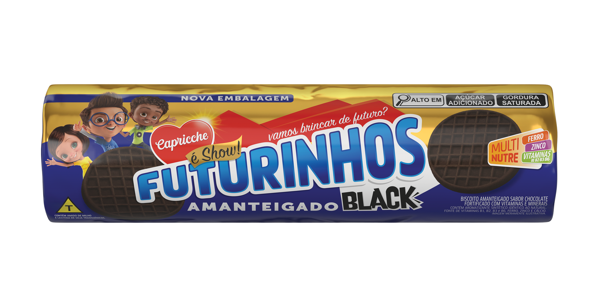 Biscoito Amanteigado Black 96g