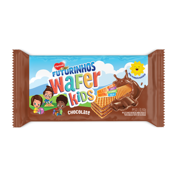 WAFER KIDS CHOCOLATE FLAVOR 80G