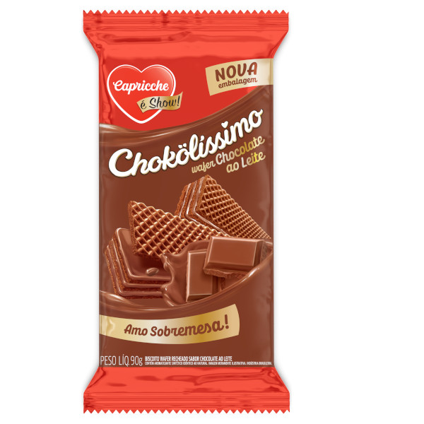WAFER CHOKOLISSIMO MILK CHOCOLATE 90G