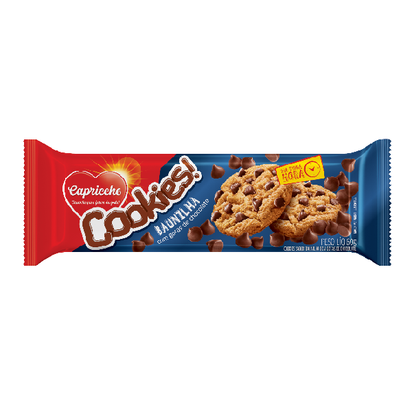 COOKIES SABOR VAINILLA CON CHOCOLATE 60G