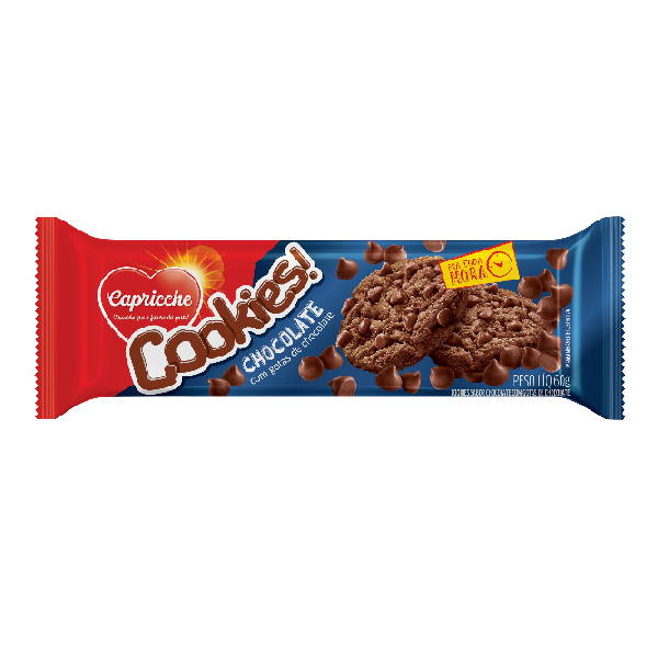 COOKIES SABOR CHOCOLATE CON CHOCOLATE 60G