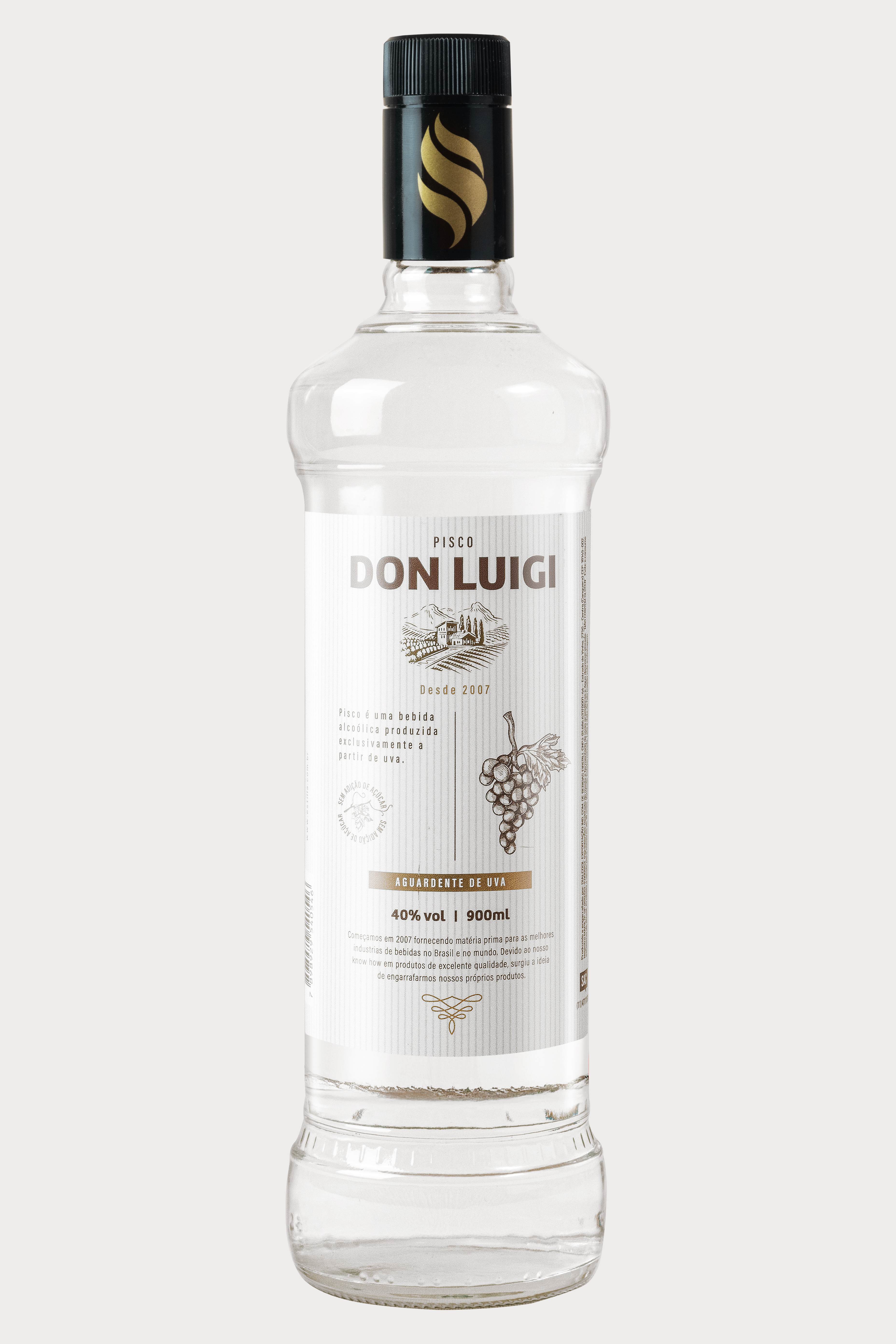 Pisco Don Luigi 900ml Caixa com 12 unidades