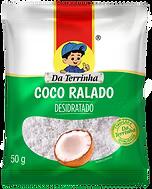 COCO RALLADO DESHIDRATADO DA TERRINHA 50G CAJA CON 40 UNIDADES