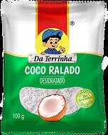 COCO RALLADO DESHIDRATADO DA TERRINHA 100G CAJA CON 24 UNIDADES