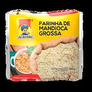 HARINA DE YUCA GRUESA CRUDA DA TERRINHA 500G FARDO CON 12 UNIDADES