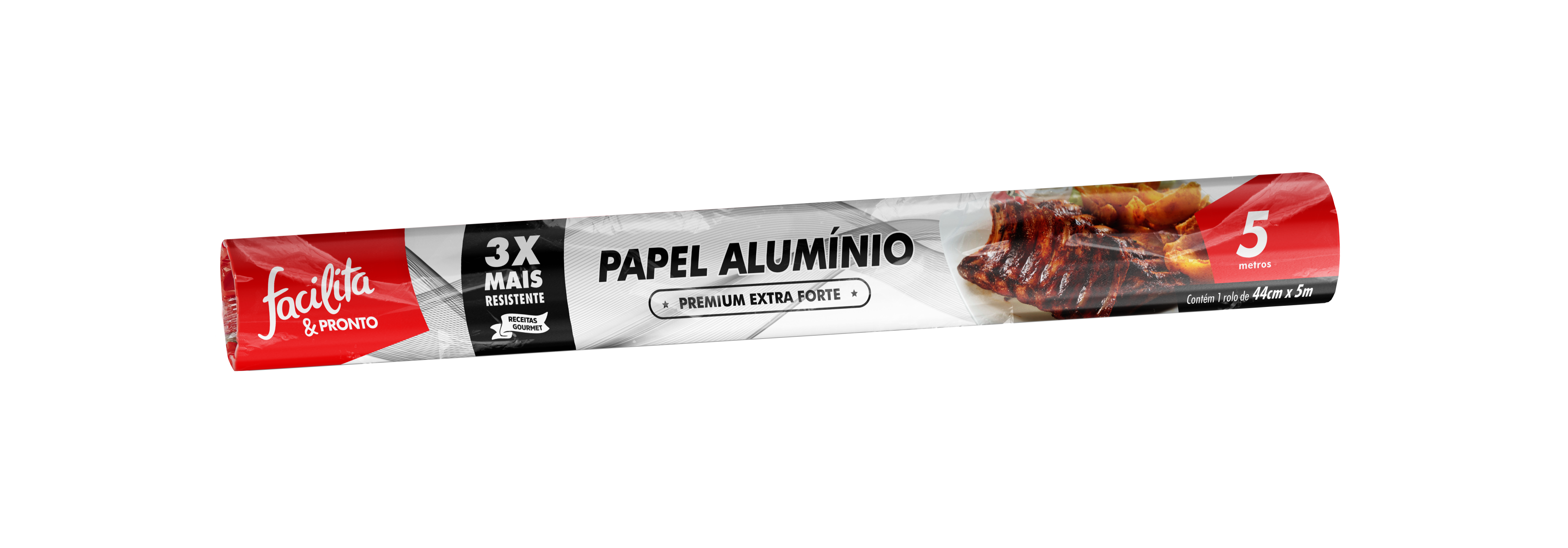 Extra Aluminum Foil 44 cm x 5 meters Facilita & Pronto