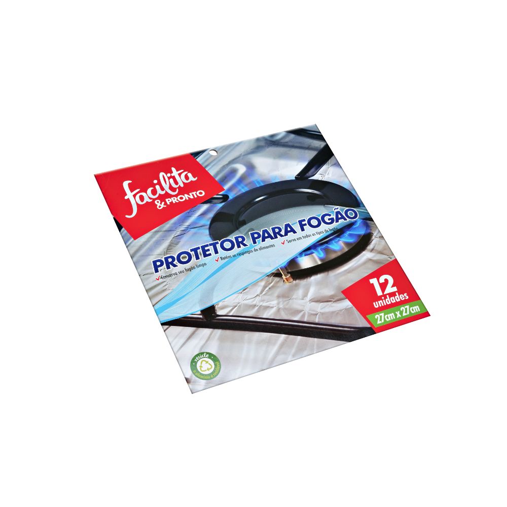 Aluminum Stovetop Protector Facilita & Pronto Pack of 12 units