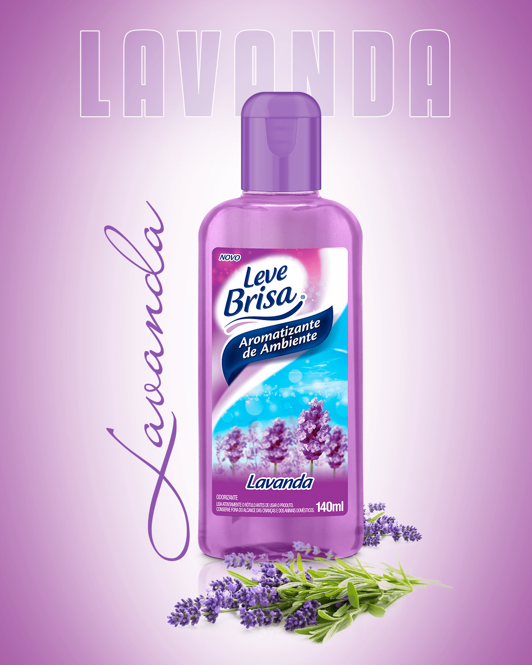 Aromatizante de Ambiente Lavanda Leve Brisa 140ml