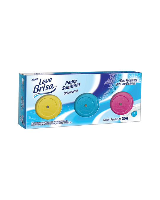 Pedra Sanitária Trio Leve Brisa