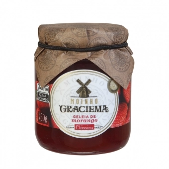 MERMELADA CLÁSICA DE FRUTILLA MOINHO GRACIEMA 260G