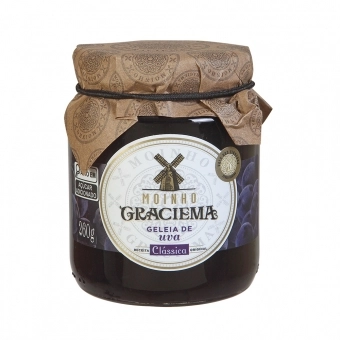 Classic Grape Jam Moinho Graciema 260g