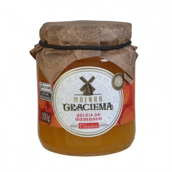 MERMELADA CLÁSICA DE DAMASCO MOINHO GRACIEMA 260G