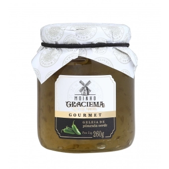Gourmet Green Pepper Jam Moinho Graciema 260g