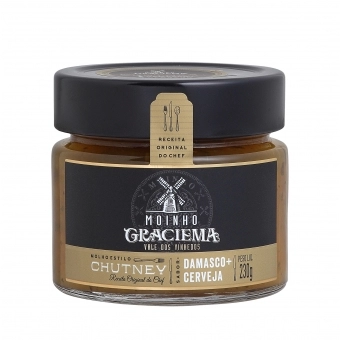 Chutney de Damasco com Cerveja Moinho Graciema 230g