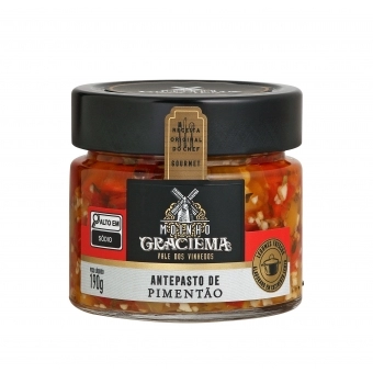 Antepasto de Pimentões Moinho Graciema 190g