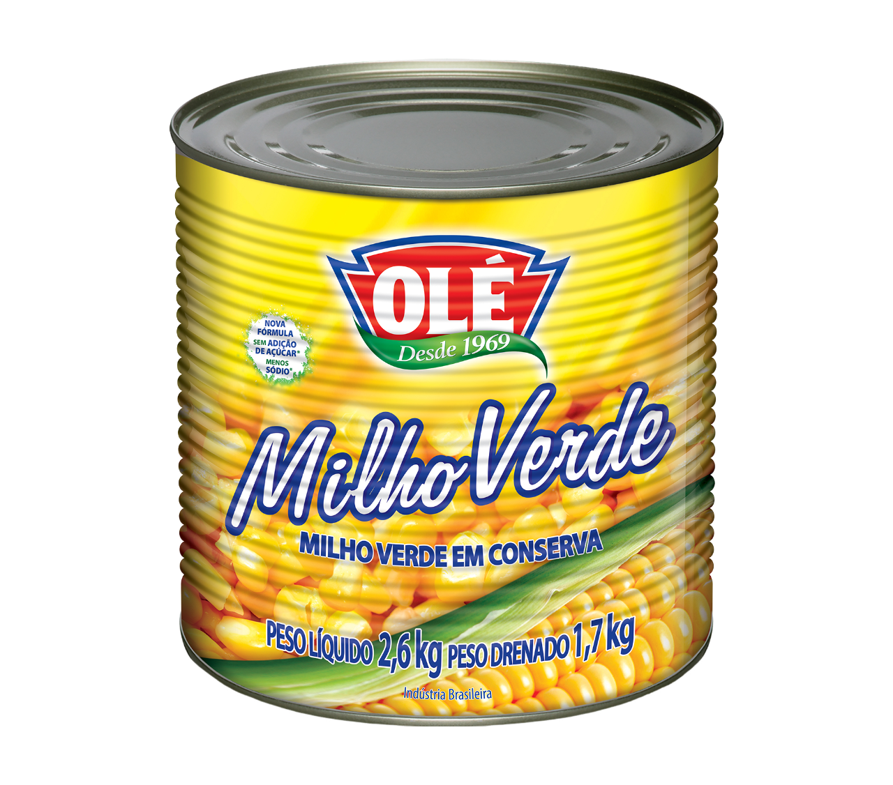 Canned Sweet Corn Olé 1700g Box of 6 units