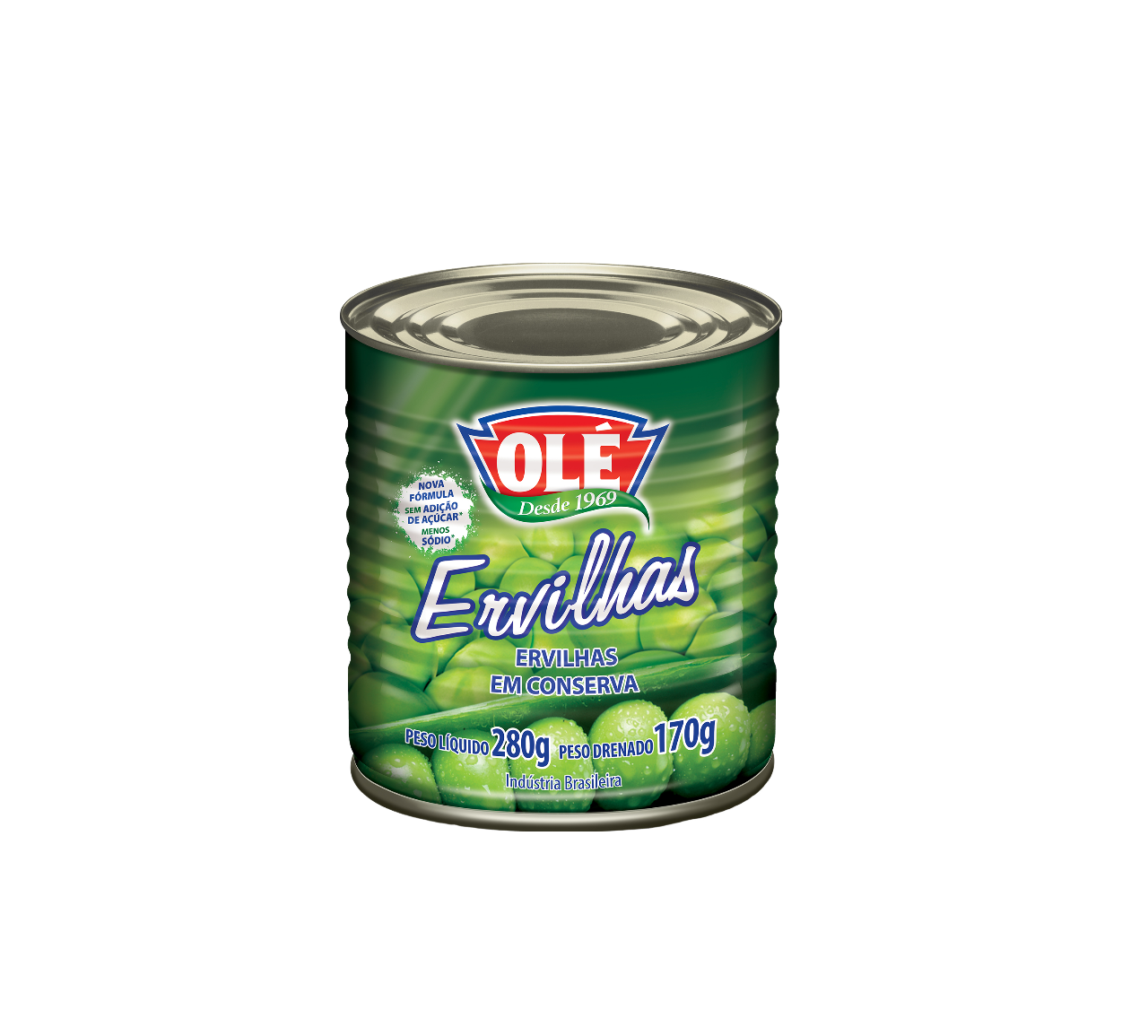 Canned Green Peas Olé 170g Box of 24 units