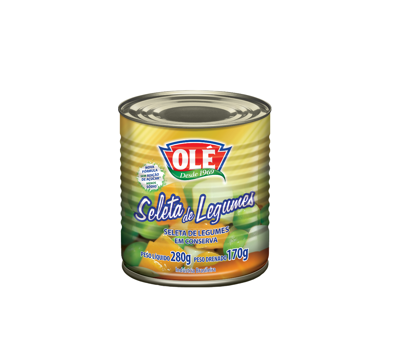 Canned Mixed Vegetables Olé 170g Box of 24 units