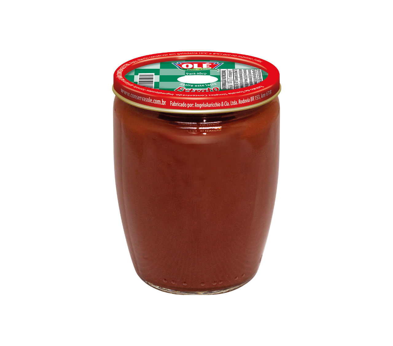 EXTRACTO DE TOMATE EN VASO OLÉ 260G CAJA CON 12 UNIDADES