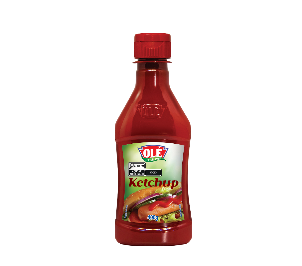 KETCHUP TRADICIONAL DOYPACK OLÉ 400G CAJA CON 24 UNIDADES