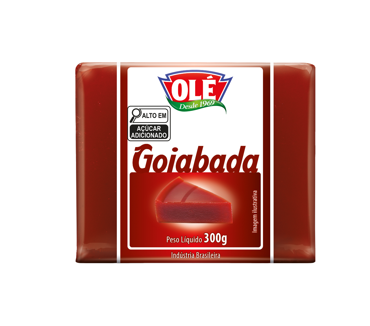 PASTA DE GUAYABA EN FLOW PACK OLÉ 300G CAJA CON 24 UNIDADES