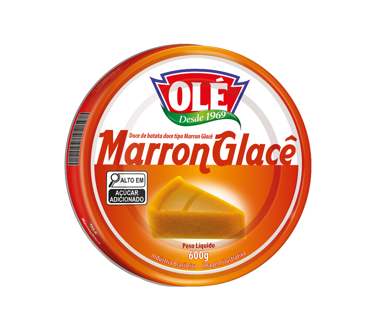 MARRÓN GLACÉ EN LATA OLÉ 600G CAJA CON 12 UNIDADES