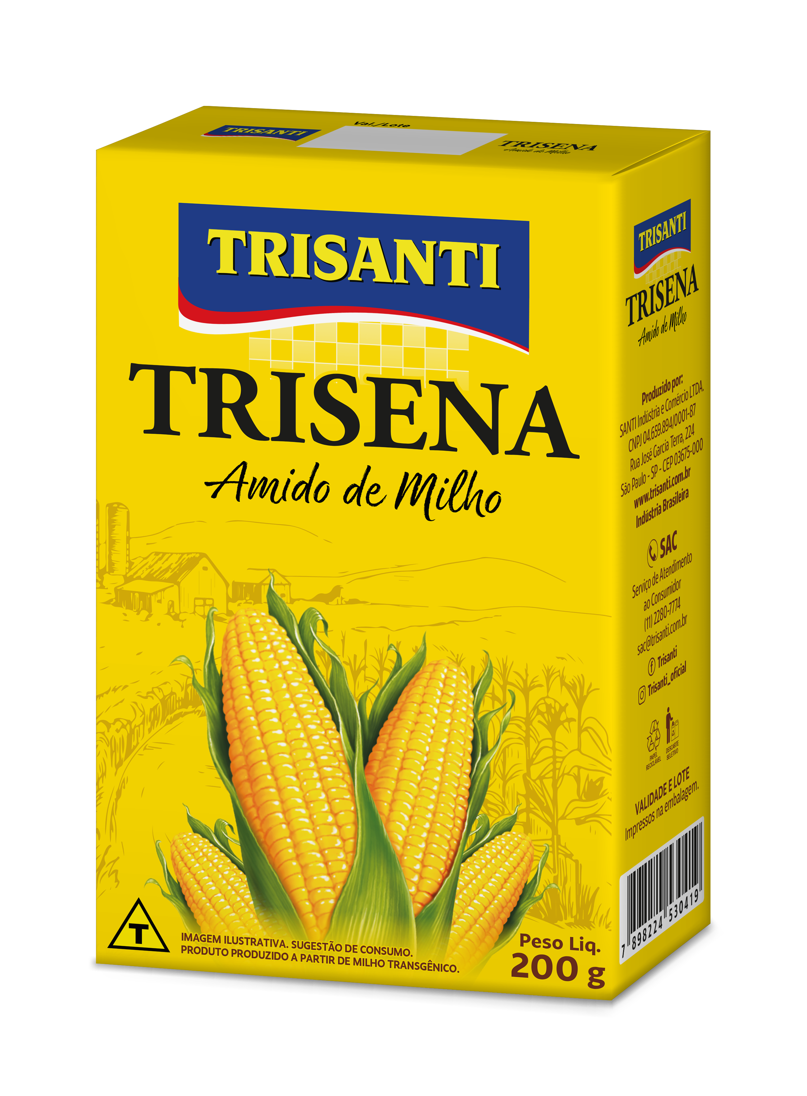 Amido de Milho Trisanti 200g