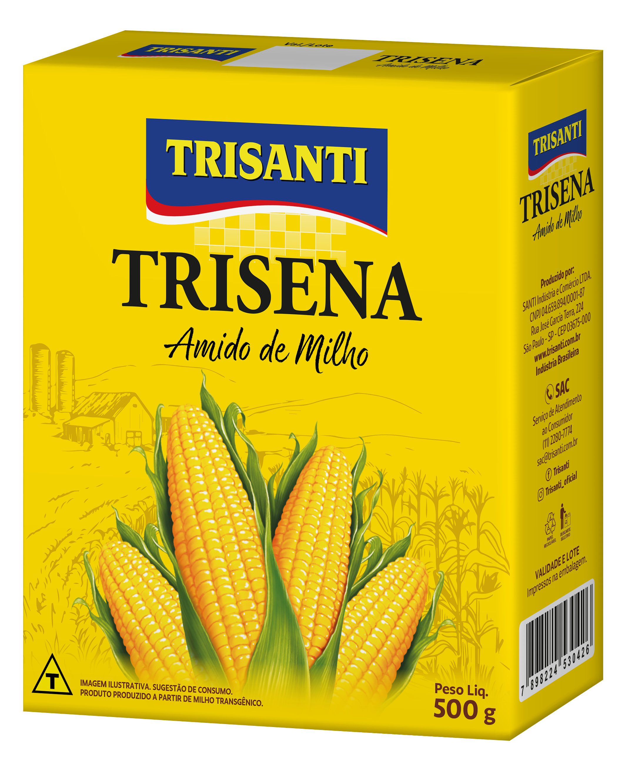 Amido de Milho Trisanti 500g