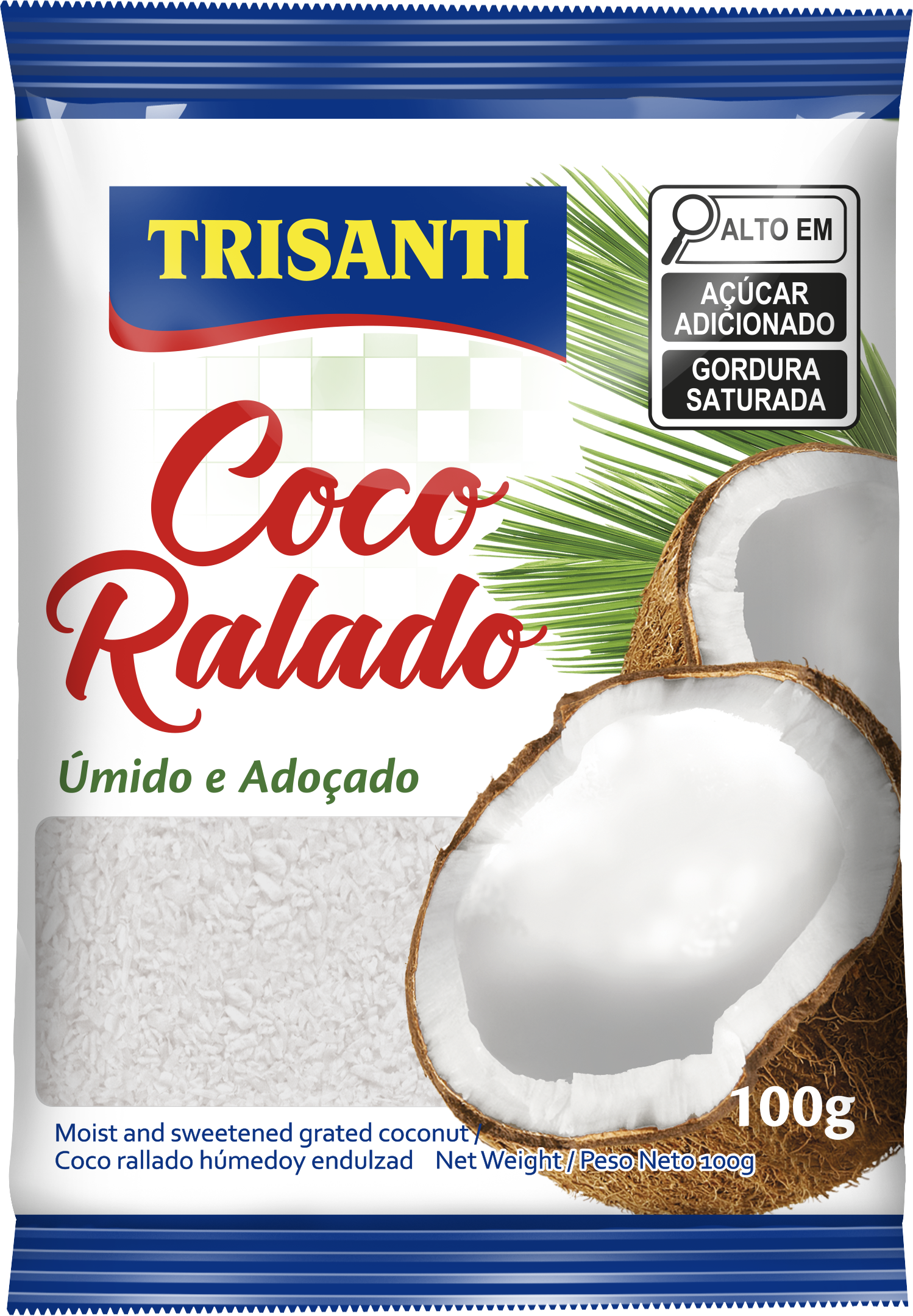 COCO RALLADO AZUCARADO TRISANTI 100G