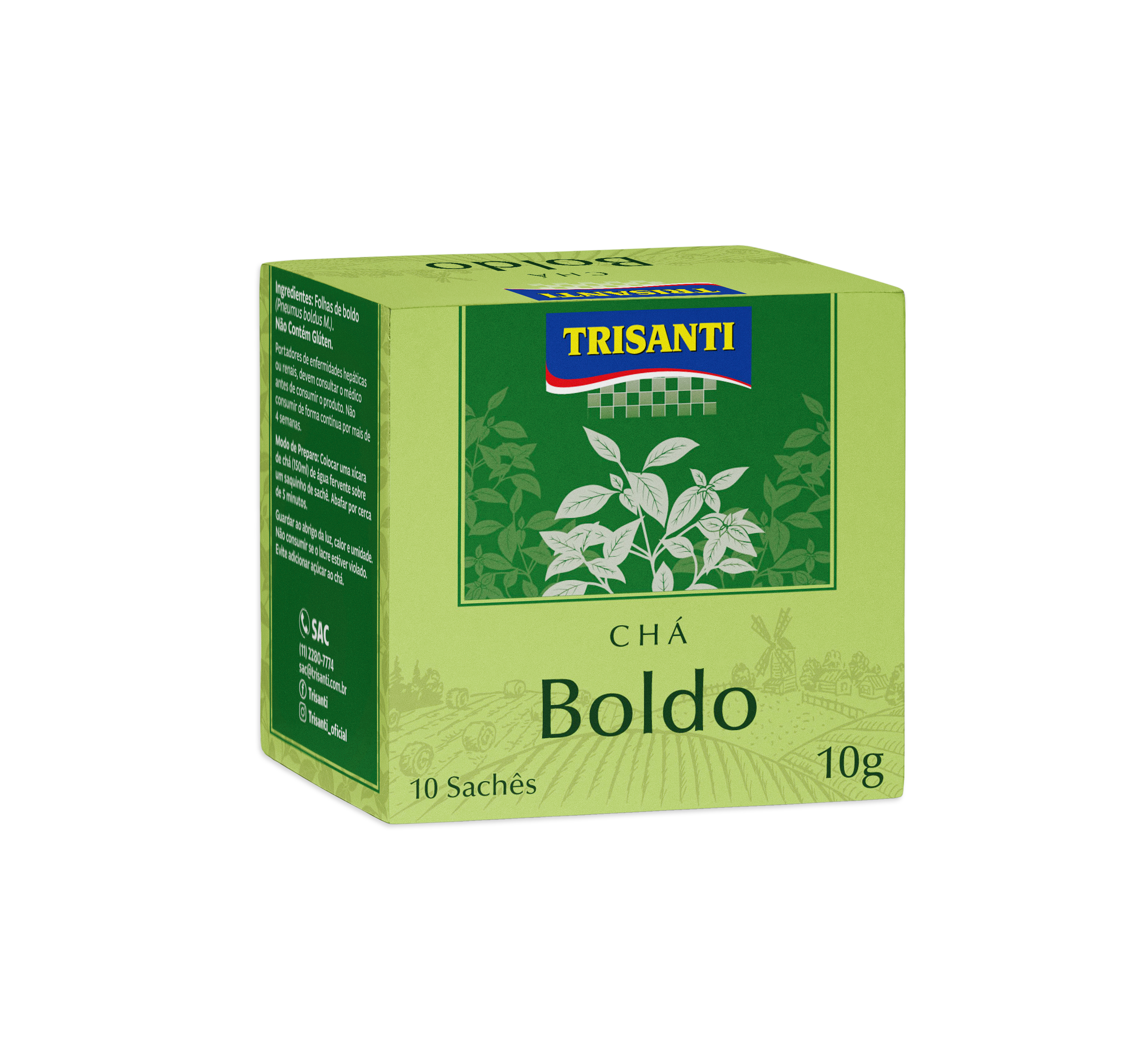 Chá de Boldo Trisanti 10g