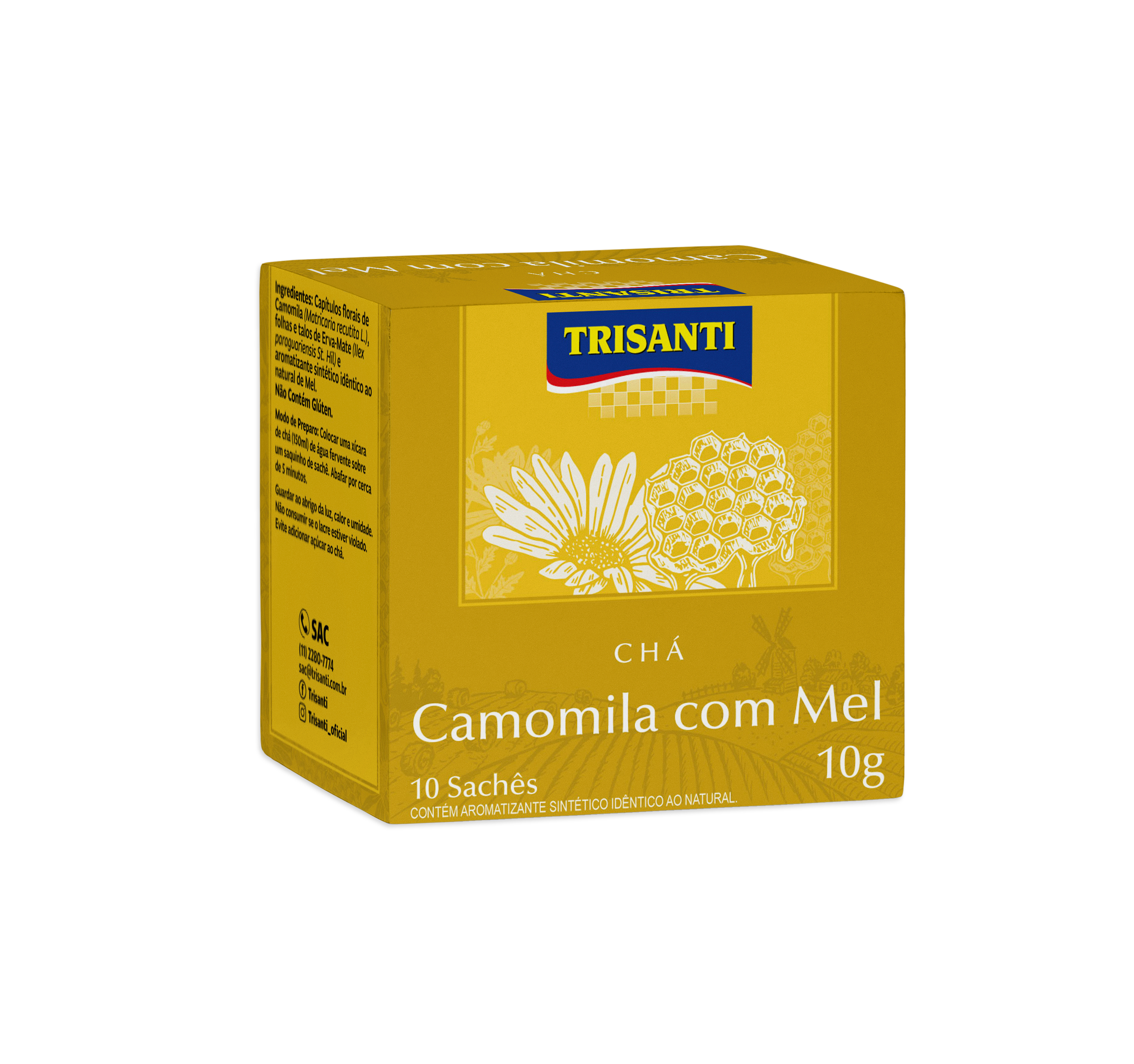 TÉ DE MANZANILLA SABOR MIEL TRISANTI 10G