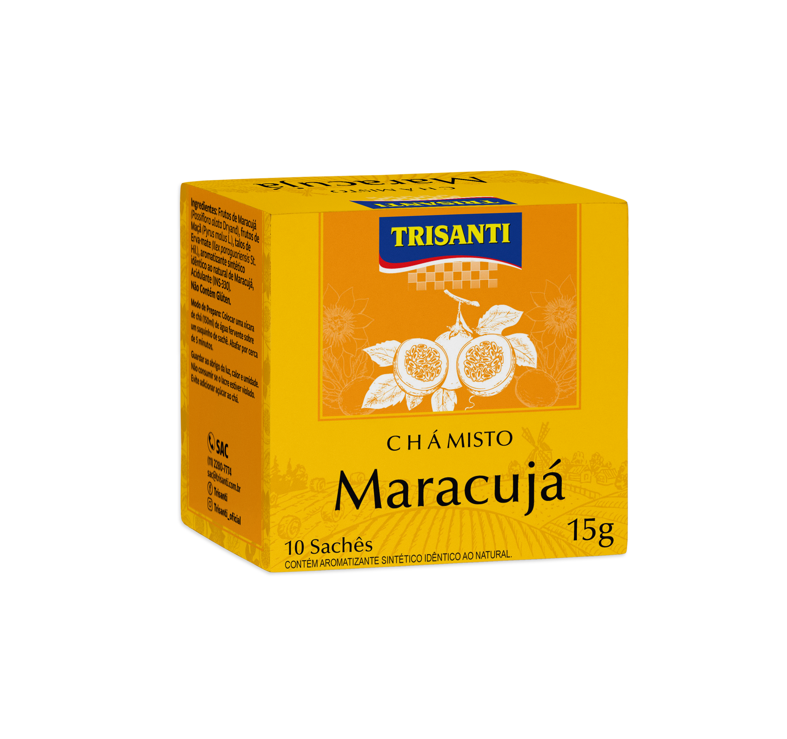 TÉ MIXTO DE MARACUYÁ TRISANTI 15G