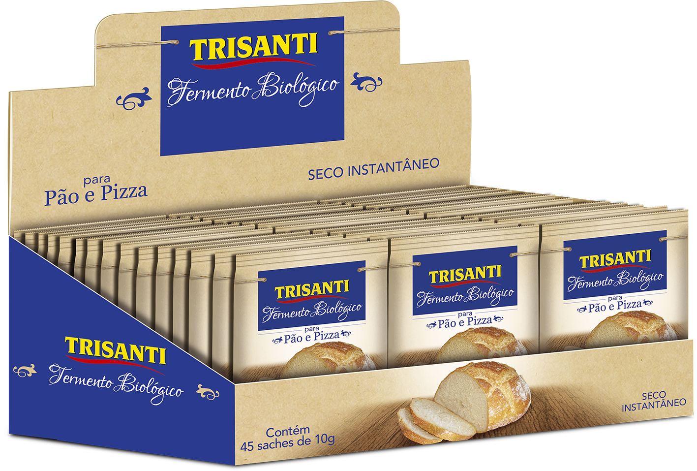 Biological Yeast Trisanti 10g Sachet (Display 4x45)