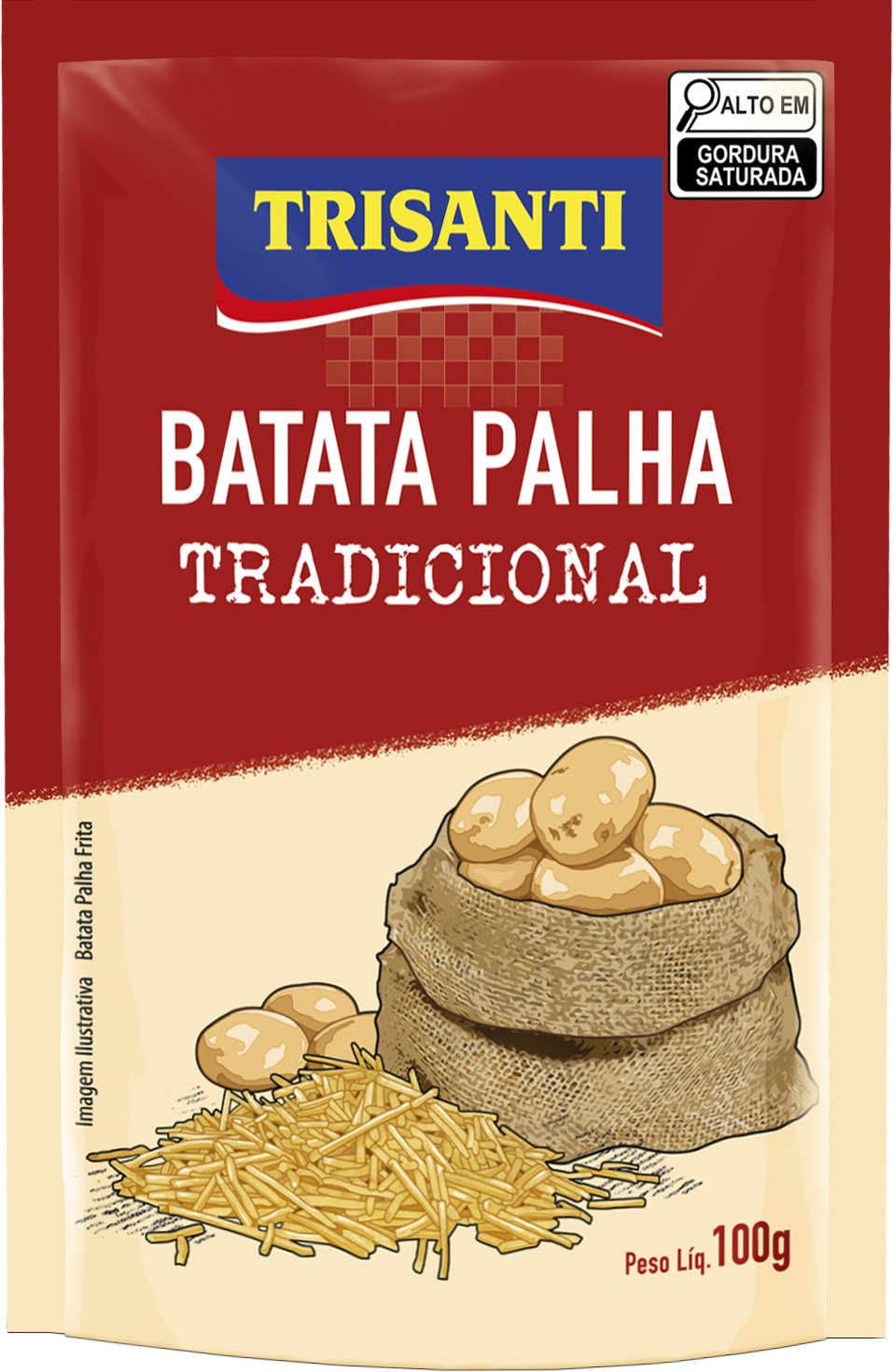 Batata Palha Tradicional Trisanti 100g