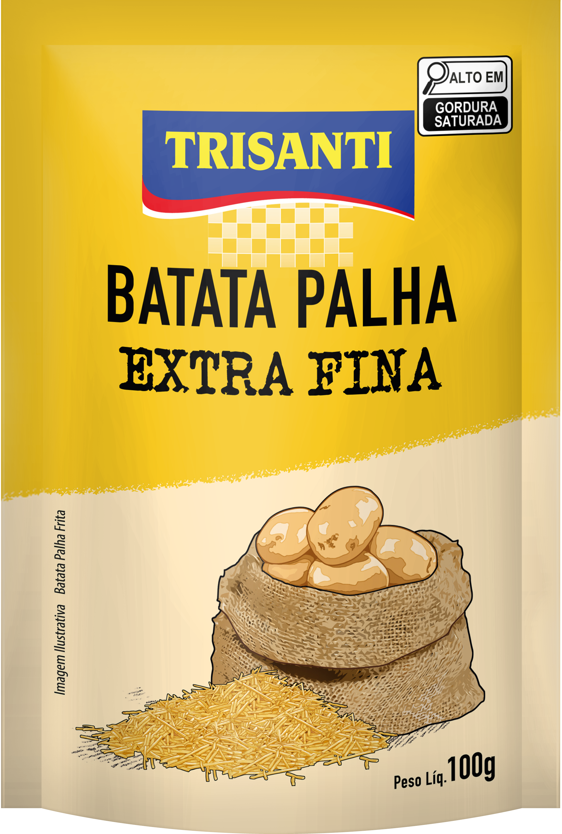 Batata Palha Extra Fina Trisanti 100g
